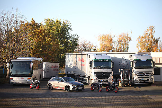 Verkehrfachschule Sauerland Fuhrpark